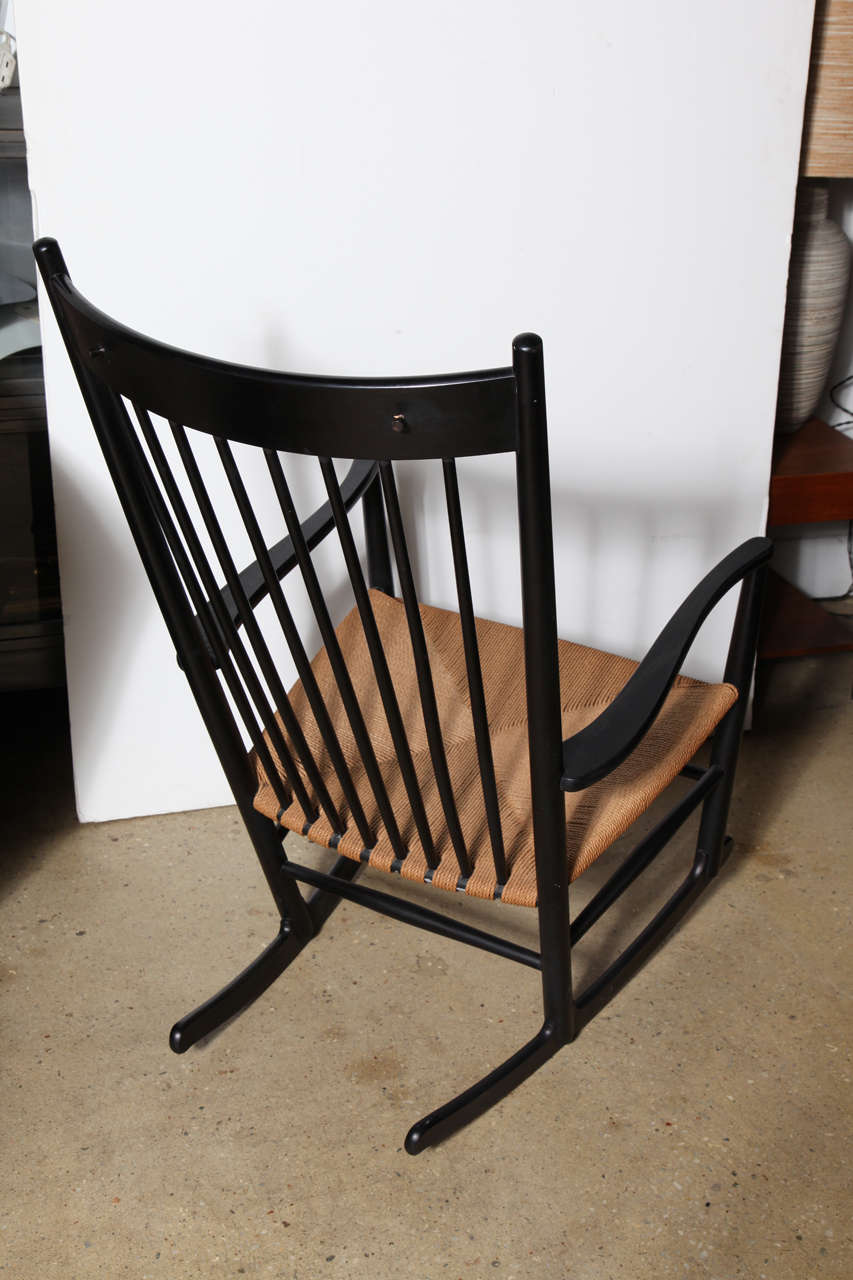 Beech Hans Wegner J16 Rocking Chair