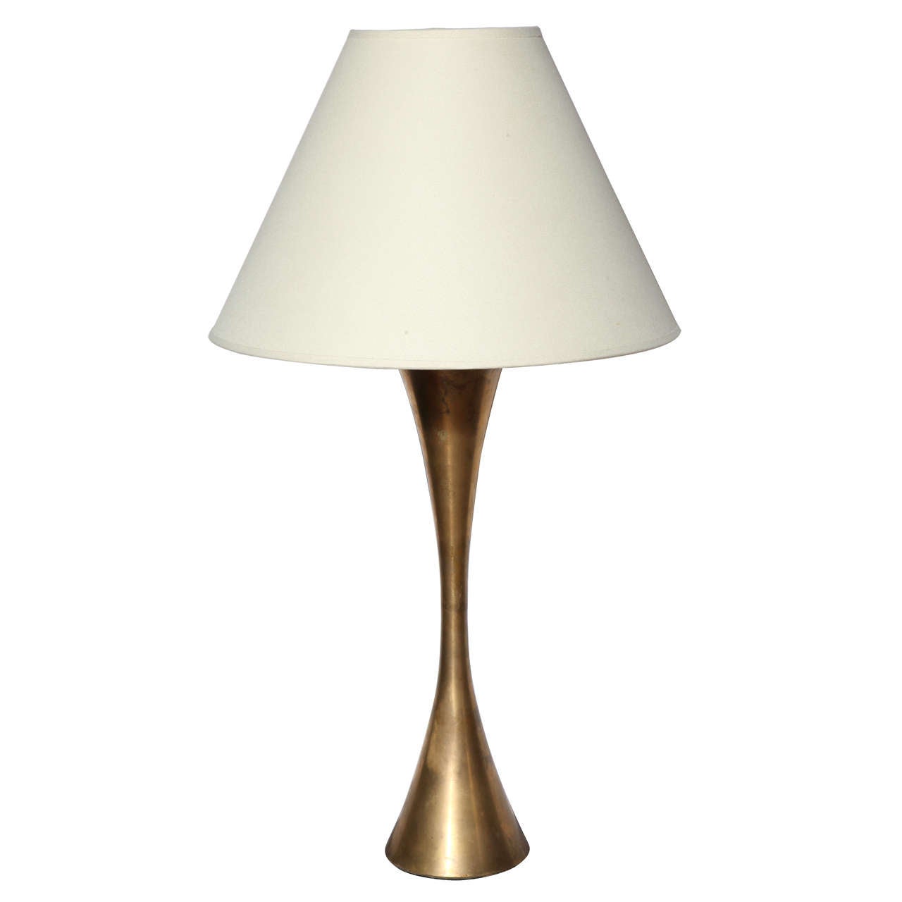 1950's Stewart Ross James for Hansen Lighting Co. All Brass Hourglass