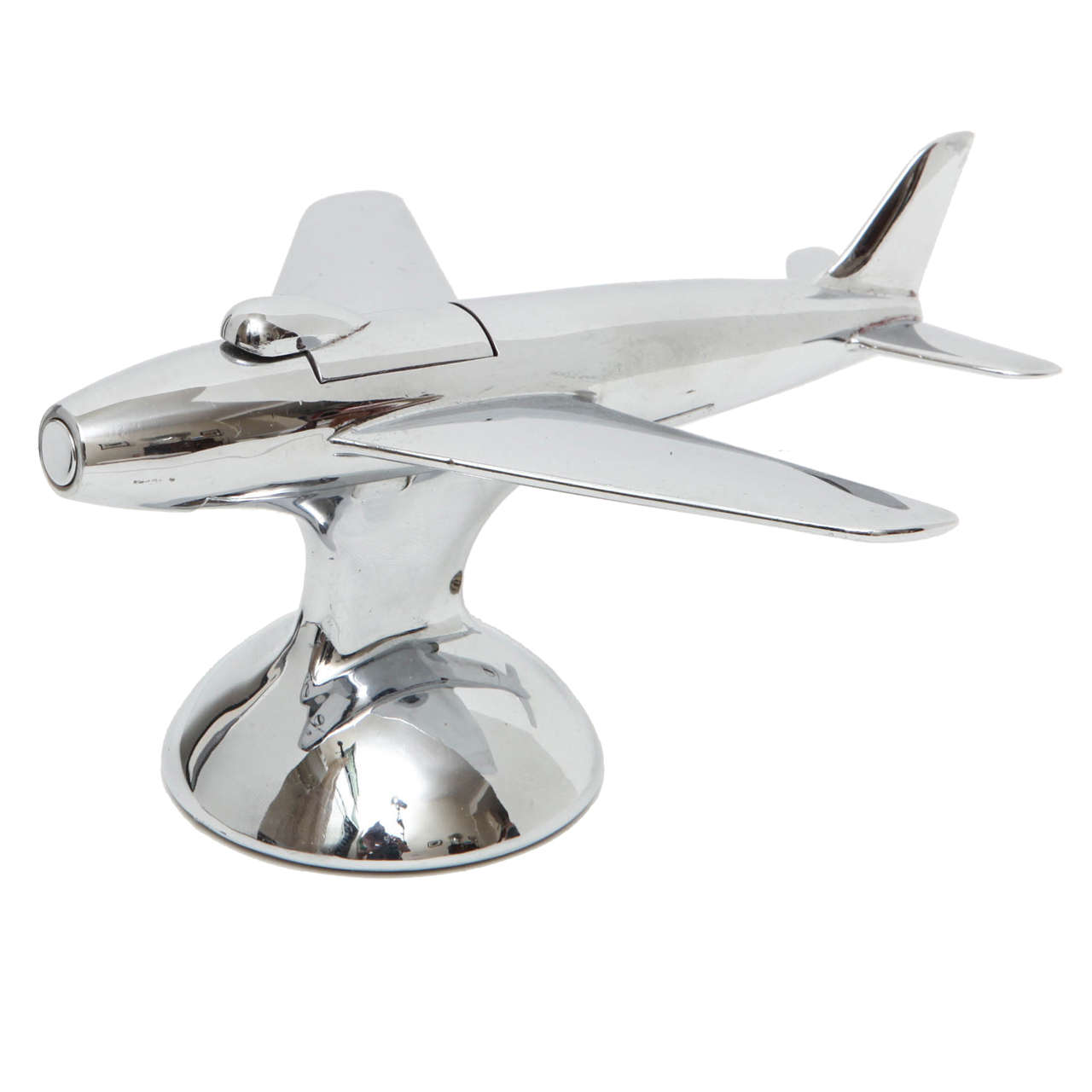 Dunhill Chrome Airplane Table Lighter