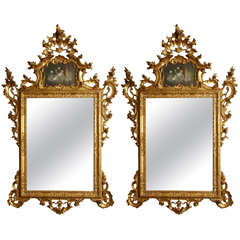 Pair of Italian mirrors