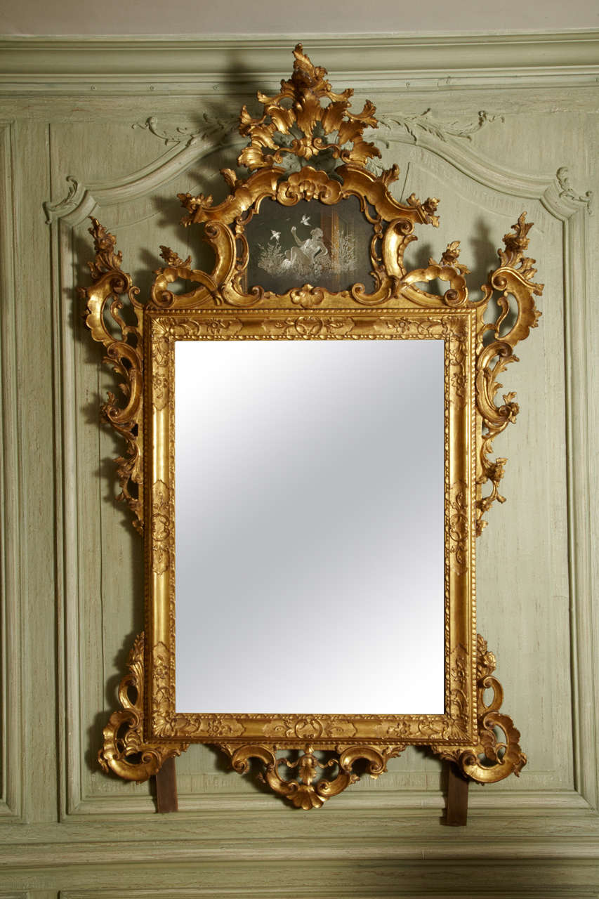 Pair of Italian mirrors at 1stDibs