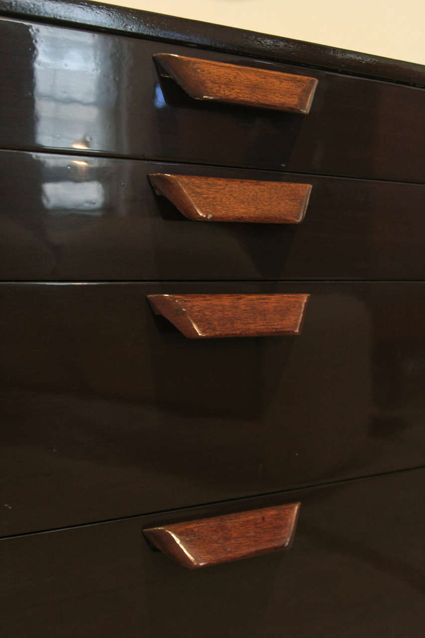 Ebonized Walnut Sideboard by Harvey Probber In Excellent Condition In New York, NY