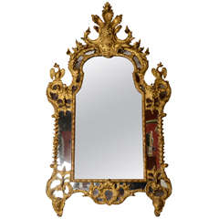 French Regence Giltwood Mirror