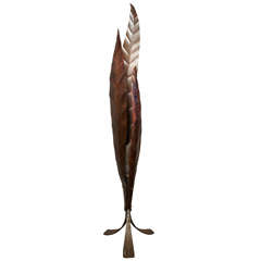 Huge 1970's Leaf Floor Lamp 1