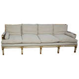 Vintage Louis XVI Carved Sofa