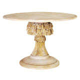 French Wheat Sheaf Center Table
