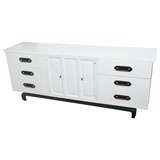 Bewitched White & Black Lacquered Buffet