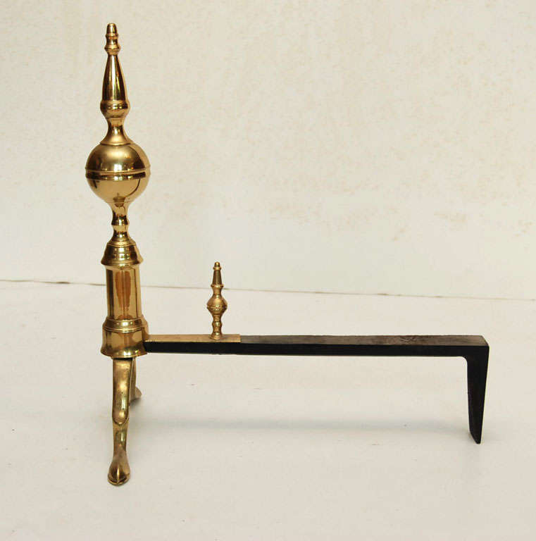 Brass  Fireplace Set  Made for Williamsburg Museum Reproductions 4