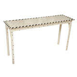 Maitland Smith Tessellated Marble Console