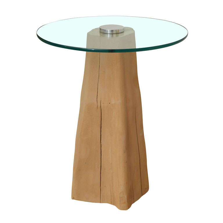 Cypress Knee Side Table