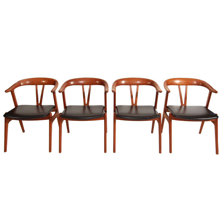 Set of Four Form Chairs by Torbjorn Afdal For Sale