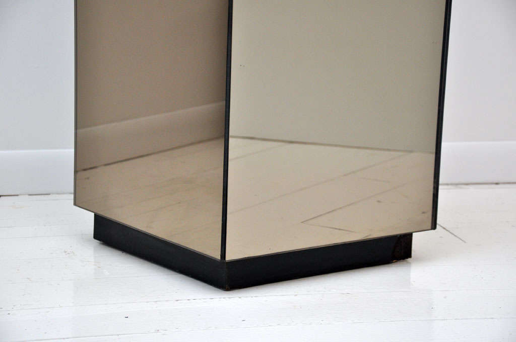 20th Century Mirrored Pedestal