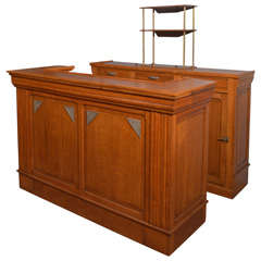 French Art Deco Bar and Back Bar