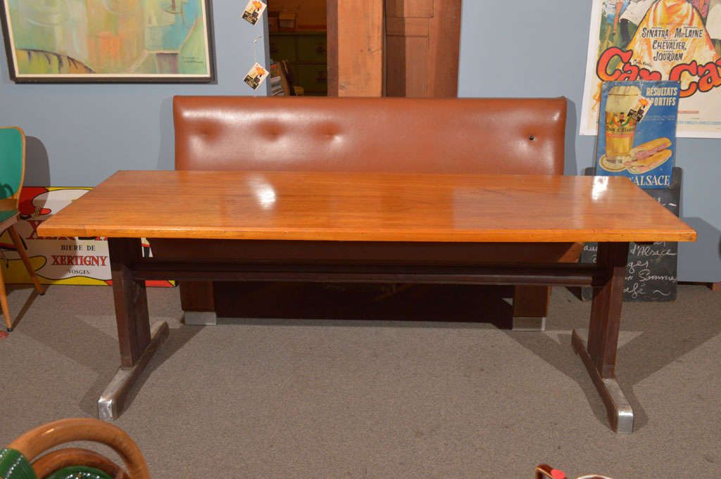Large French bistro / dining table For Sale 3