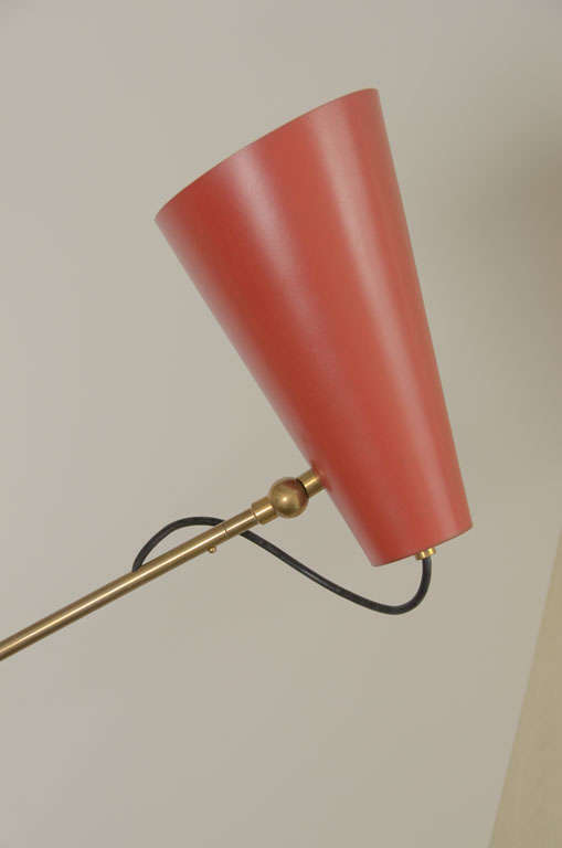 Mid-Century Modern Stilnovo Torchere Floor Lamp