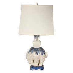 Vintage Elephant Table Lamp by Bitossi