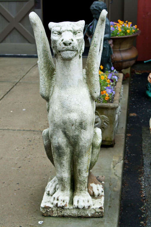 Pair of Stone Gargoyles at 1stDibs stone gargoyles for sale