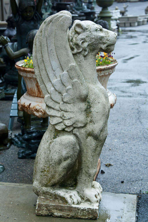 Pair of Stone Gargoyles at 1stDibs stone gargoyles for sale