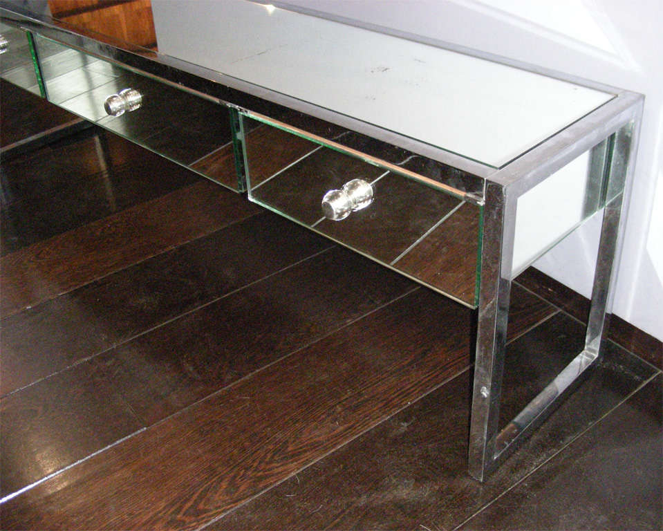Metal 1930s Coffee Table by Jacques Adnet For Sale