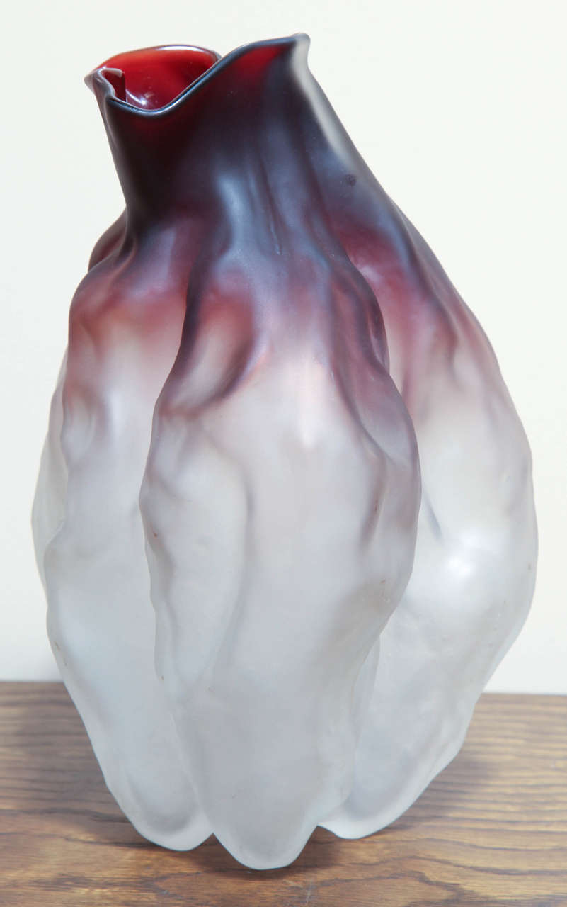 American Nikolas Weinstein Art Glass Vase