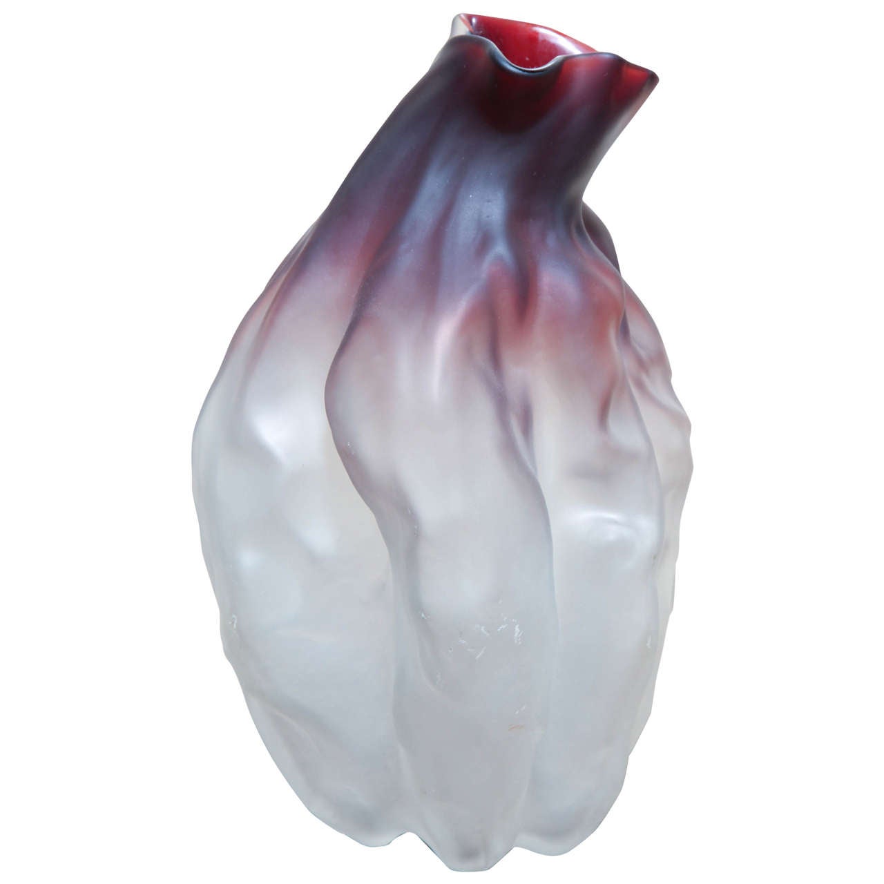 Nikolas Weinstein Art Glass Vase