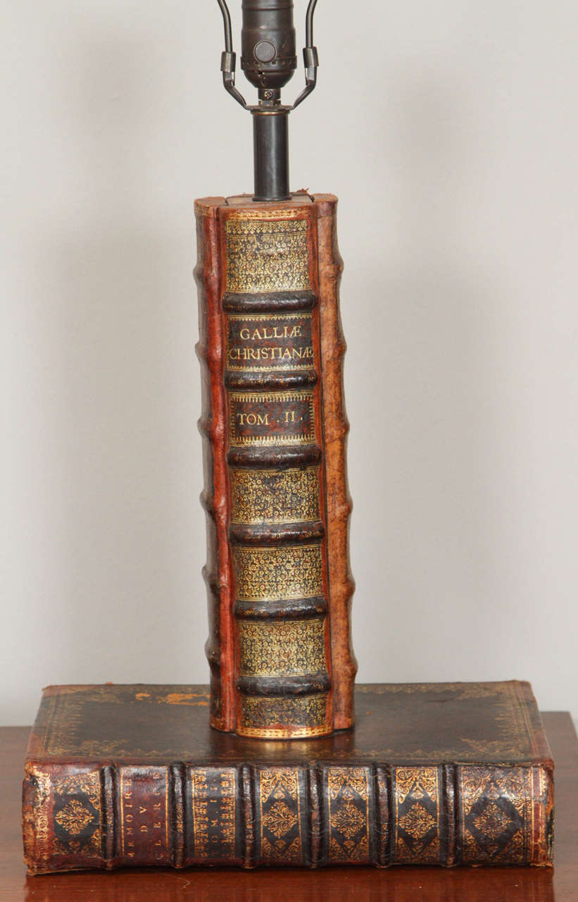 Books Lamp with Custom Shade from Early 20th Century England 1