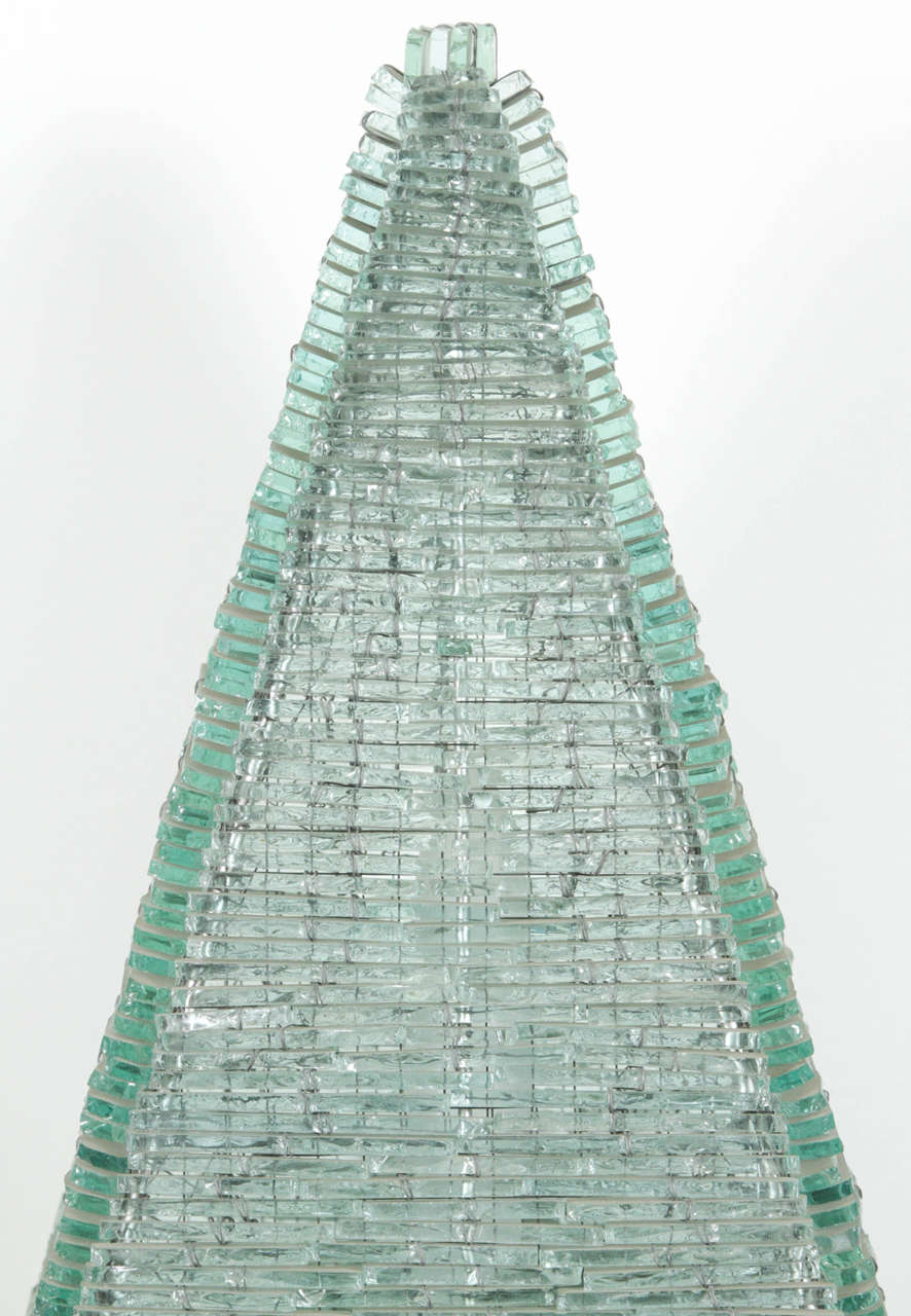 Glass Pyramid Lamps 1