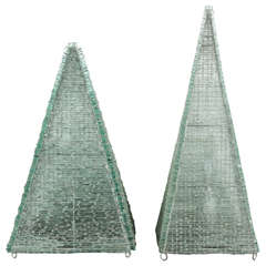 Glass Pyramid Lamps
