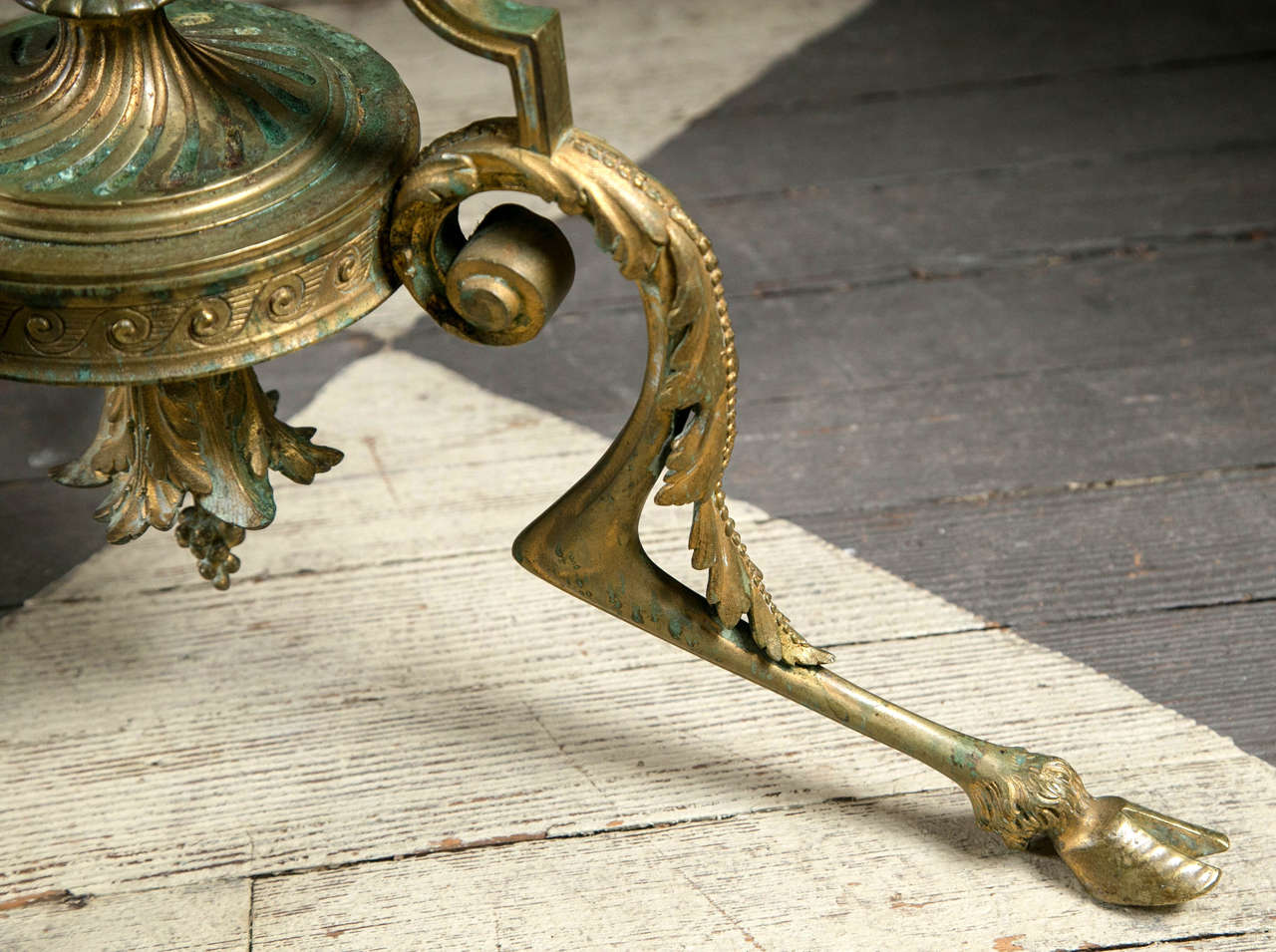 Victorian Bronze Table Base For Sale