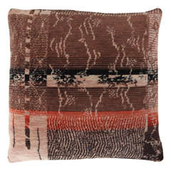 Art Deco Mohair Pillow 17 X 18