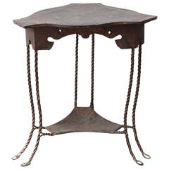 19th Century Iron Italian Table