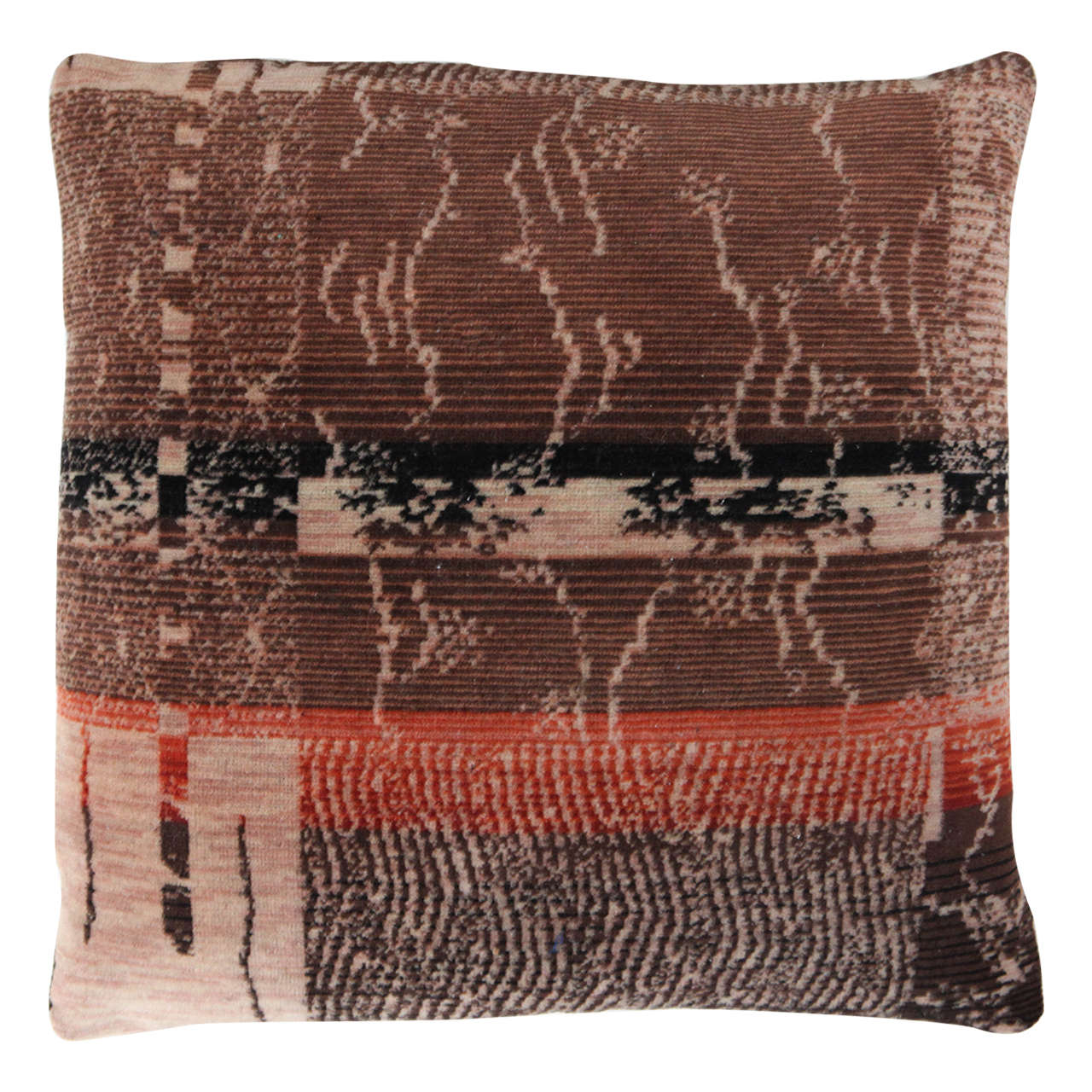 Art Deco Mohair Pillow 17 X 18 at 1stdibs