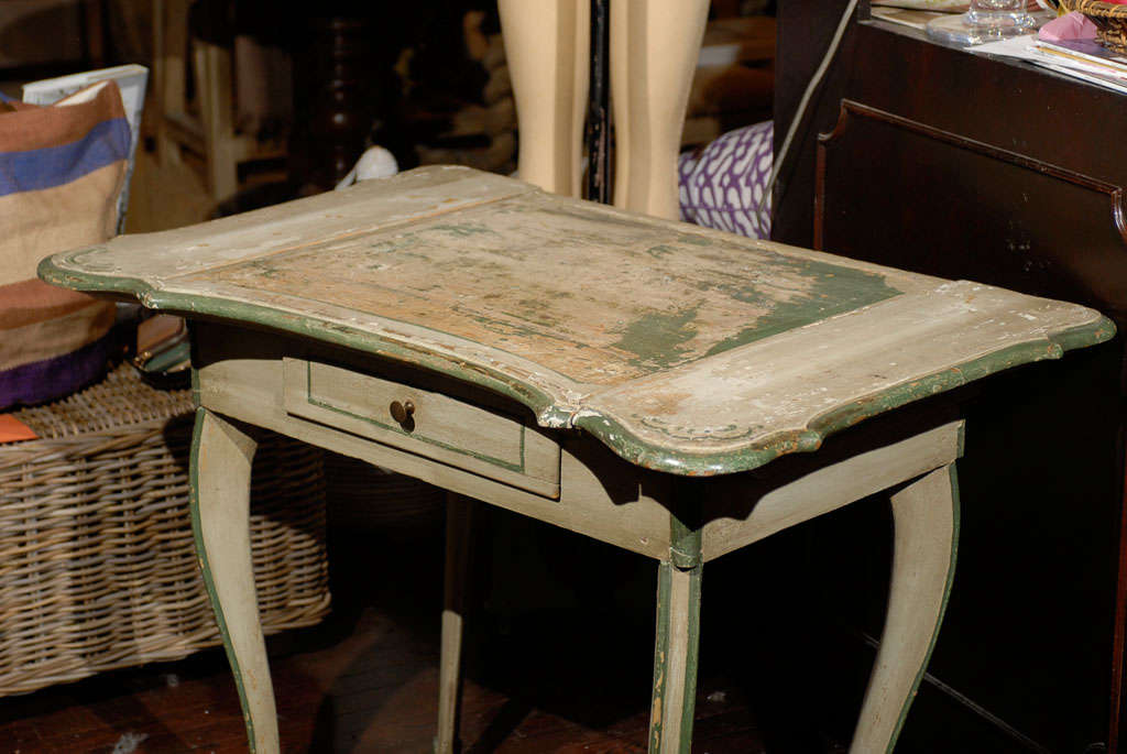 Italian 19th Century Painted Dressing Table 1