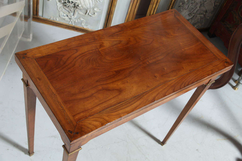 French Directoire Flip Top Card Table 1