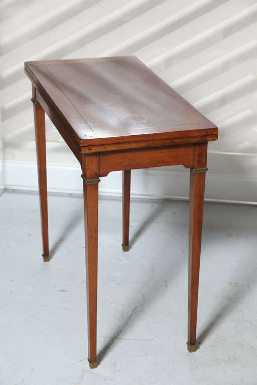 French Directoire Flip Top Card Table 5