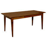 French Faded Cherry Dining Table c.1880s French Faded Cherry Dining Table c.1880s