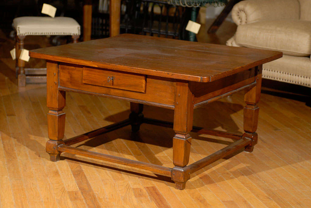 19th C Bavarian Pub Table reduced for Coffee Table