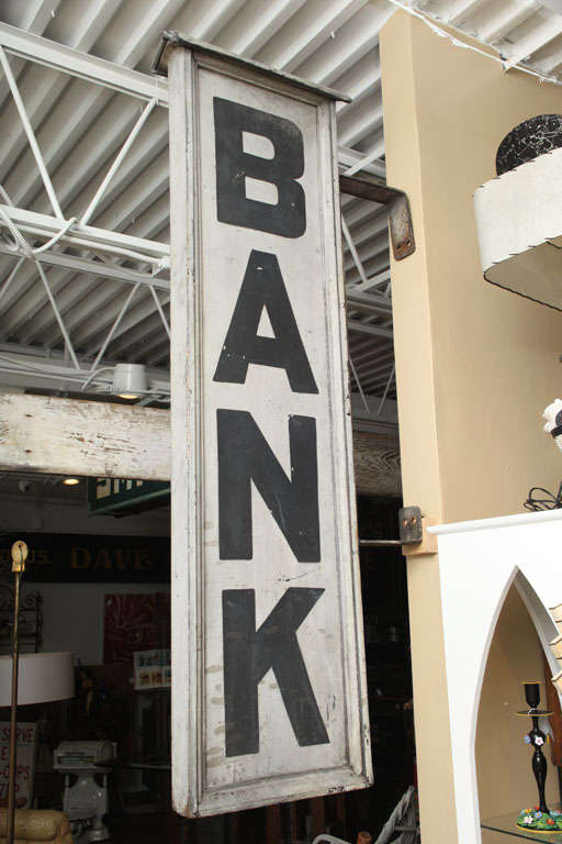vintage bank signs