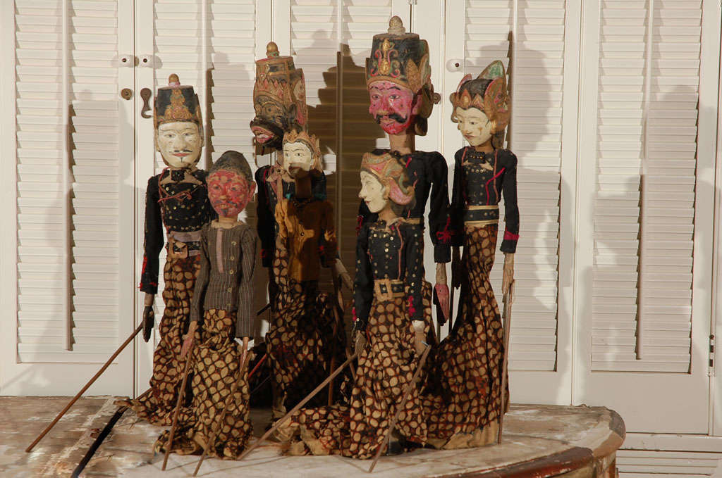 Group of Indonesian Puppets
