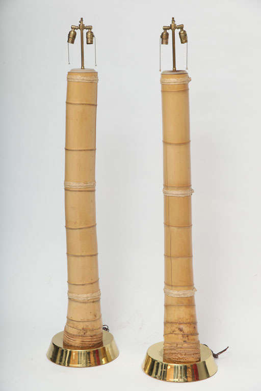 Large Bamboo Floor Lamps