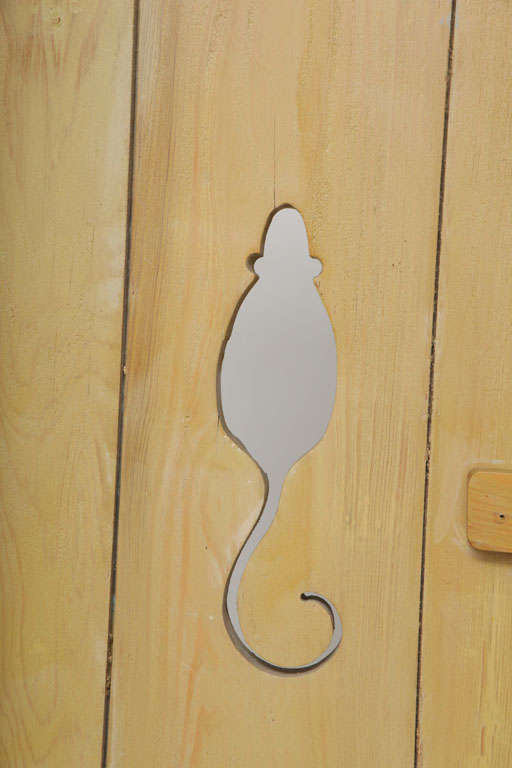 20th Century Mouse Silhouette Doors For Sale