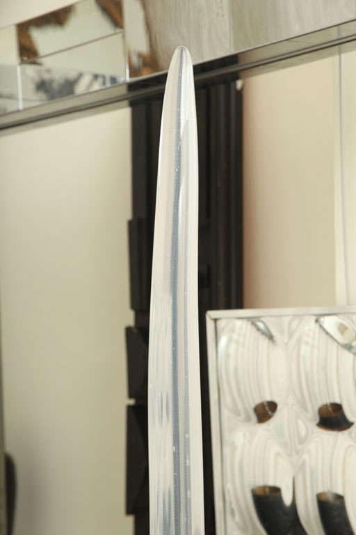 20th Century Exceptional Murano Glass Elephant Tusk Floor Lamp - Mazzega