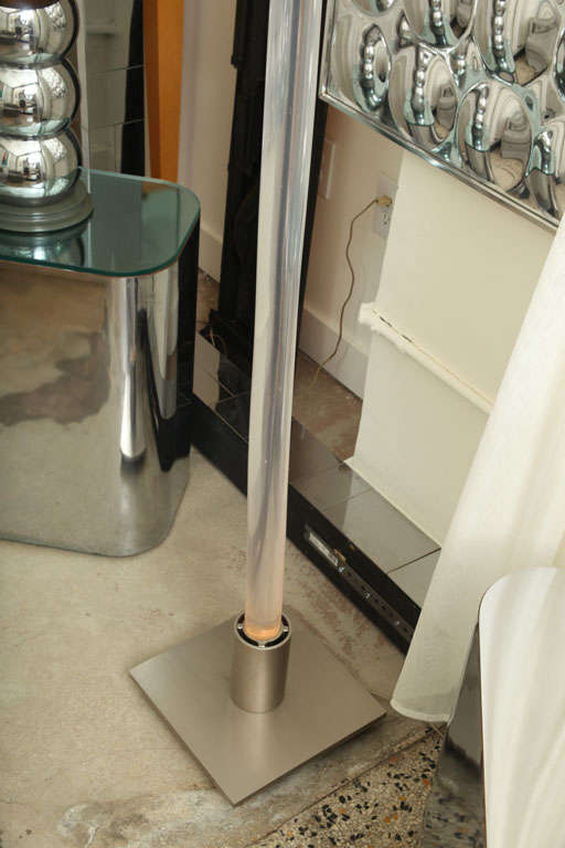 Exceptional Murano Glass Elephant Tusk Floor Lamp - Mazzega 1