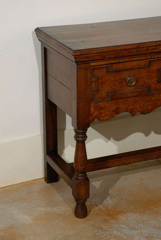 English Jacobean Style Dresser Base/Server at 1stdibs
