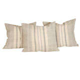 Vintage Homespun Linen Pillows.  Priced Individually.