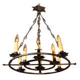 Iron Chandelier From Majorca