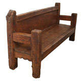 Rustic Spanish Bench