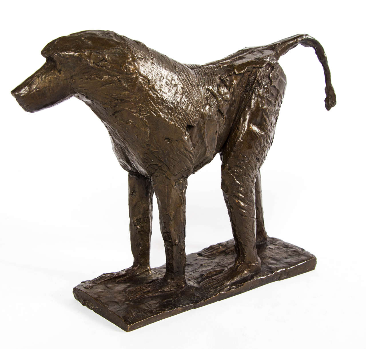 Bronze Baboon Sculpture For Sale