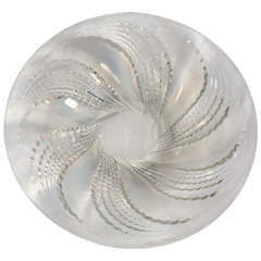 Retro Lalique Fleurons Dish