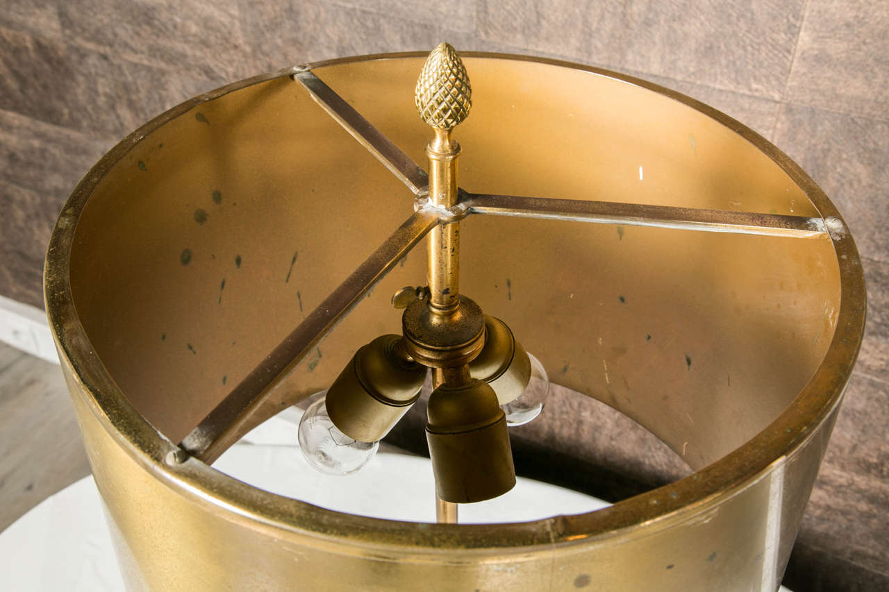 1960s Maison Charles Lamp in Bronze 3